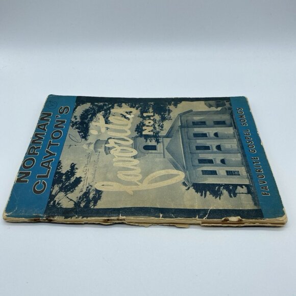 Norman Claytons Favorite Gospel Songs No. 1957 Christian Music Hymn Book Vintage - Picture 5 of 16